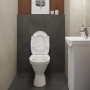 Унитаз-компакт Cersanit Cersania 705 SimpleOn 011 3/6 л с дюропластовым сиденьем SLIM с плавным закрыванием и функцией простого снятия