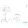 Devit Classic 3010151 Унитаз напольный