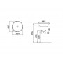 Idevit Round 0101-9456 Раковина 45 см.
