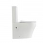 Унітаз підлоговий Qtap Virgo Ultra Quiet безобідковий з сидінням Soft-close WHITE QT18226092AW