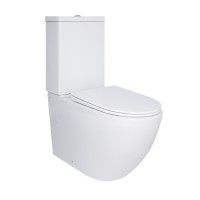 Унитаз напольный Qtap Jay Ultra Quiet с сидением Soft-close 640x360x835 мм QT07222175TW White