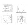 Унитаз подвесной Cielo Shui Comfort SHCOVSKCPVSHCOTFAN Arenaria с крышкой soft close