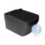 Унітаз підвісний Simas Baden Baden BB18/F87(85)/BB004NM з кришкою soft-close Nero matt