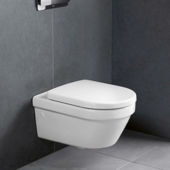 Унітаз підвісний Villeroy & Boch Architectura 4694HR01 з кришкою 98M9C101 Soft-close, білий