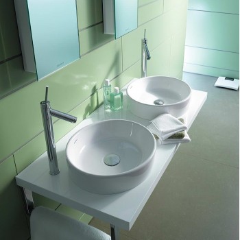 Умивальник на стільницю Duravit Starck 2 без переливу 44 см, бiлий (2321440000)