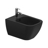 Біде підвісне Duravit Happy D.2, антрацит чорний матовий (2258151300)