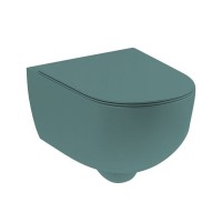 Унітаз підвісний Nic Design Pin, з кришкою Soft-Close, Aloe matt (003709063_005712063)