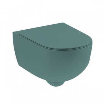 Унитаз подвесной Nic Design Pin, с крышкой Soft-Close, Aloe matt (003709063_005712063)