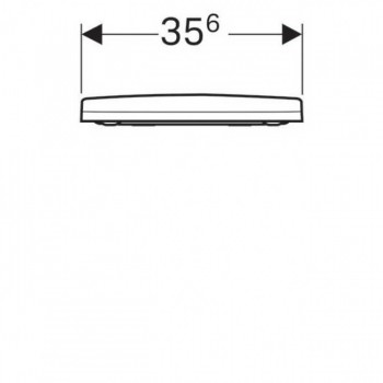 Geberit Acanto 500.605.01.2 Сидіння з кришкою soft-close