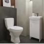 Унитаз-компакт Cersanit Cersania 751 SimpleOn 011 3/6л с дюропластовым сиденьем с плавным закрыванием и функцией простого снятия
