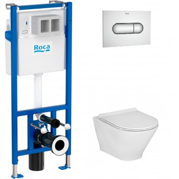 Инсталляция + унитаз Roca Duplo Nova A89P420020+A34H0NL000