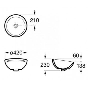 Roca Bol A327876000 Раковина
