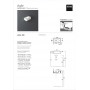 Умывальник Simas Agile AG20NM Black matt 20 см.