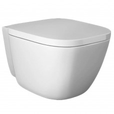 Унітаз підвісний Rak Ceramics One EL13AWHA+ONSC0004 з кришкою Duroplast, Soft Close, Rimless