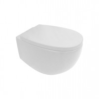 Унитаз подвесной с крышкой Nic Design Milk 34,5 x 52 x 28,5h , белый (003482001/005528001)