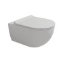 Унітаз підвісний з кришкою Flaminia APP 54x36xh27 см із системою Gosilent, Latte Milky white matt (AP118SLAT/APCW10LATTE) старий арт AP118G
