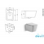 Devit Linea 3040120 Унитаз подвесной