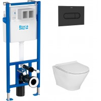 Инсталляция + унитаз Roca Duplo Nova A89P520020+A34H0NL000