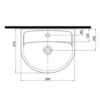 Kolo Status 2321500UA Раковина (50 см.)