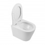 Унітаз підвісний Qtap Scorpio безободковий Ultra Quiet з сидінням Soft-close QT14332380AW
