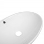 Комплект Qtap Dove: Раковина накладная овальная 625x415x150 мм White + Донный клапан PU02O