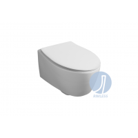 Унітаз підвісний Simas Lft Spazio LFT18/F85/LFT006 з кришкою soft-close Glossy white