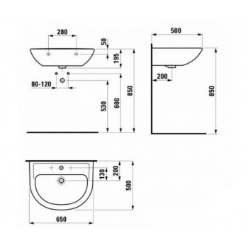 Laufen Pro B H8109530001041 Раковина