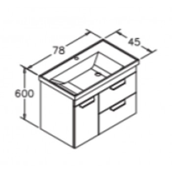 Devit Iven 0W30210W Тумба + раковина (100 см.)