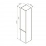 Пенал Am Pm X-Joy M85CHL0356WG38 белый глянец