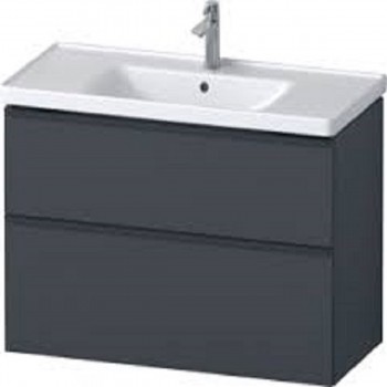 Тумба + раковина Duravit D-Neo DE012004949 100 см. матовый графит
