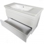Тумба з раковиною Devit 753100W Frame 100 см. біла