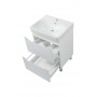 Тумба с умывальником Air-line Smile Square SM-60 НБ+500.229.01.1 White matt