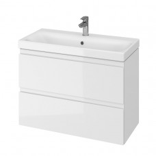 СЕТ мебельный B06 Cersanit Moduo SLIM 80 белый (тумба + умывальник)