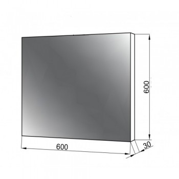 Зеркало Light 600 Юввис