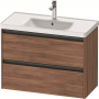 Тумба + раковина Duravit Ketho.2 K252840797+2367100000+005076000 100 см. Горіх