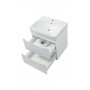 Тумба с умывальником Air-line Smile Square SM-60 ПБ+500.229.01.1 White matt