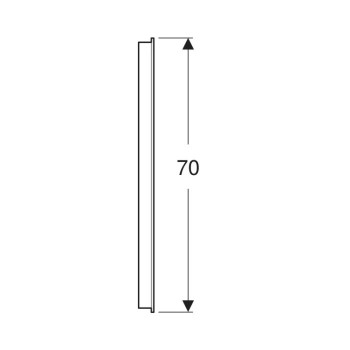 Дзеркало Geberit Option 502.806.00.1 70 см.