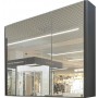 Шкафчик-зеркало Edge 950 Графит Fancy Marble