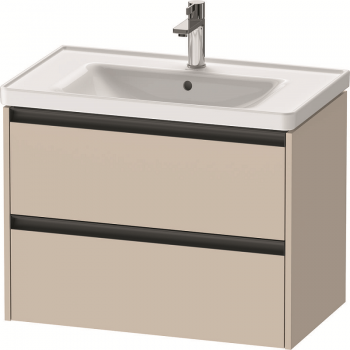 Тумба + раковина Duravit Ketho.2 K2528309191+2236780000+005076000 80 см. Бежевий