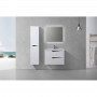 Тумба + раковина Devit Do It 085800W 80 см. белый глянец