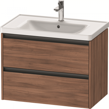 Тумба + раковина Duravit Ketho.2 K2528307979+2236780000+005076000 80 см. орех