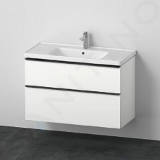 Тумба + раковина Duravit D-Neo DE012201818 100 см. белый мат