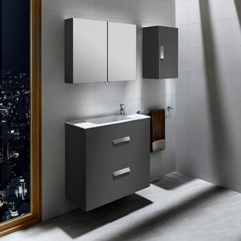 Тумба с умывальником Roca Debba A855905153 60 см. Anthracite