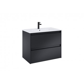 Шкафчик с умывальником Alpine Unik 800 Black matt A852014532 Roca
