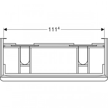 Geberit Smyle 500.356.00.1 Тумба під раковину (120 см.)