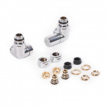Набор вентилей для полотенцесушителя Terma Set Of Valves WRZRC32-CR