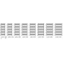 Рушникосушка Terma Fiona One WWFIE114043K9M5E8U 1140х430 мм.
