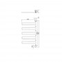 Pax Flex U 26-1027 Рушникосушка електрична 1160х655 мм.