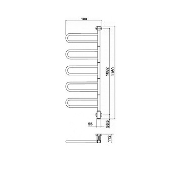 Pax Flex 25-1017 Полотенцесушитель электрический