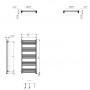 Рушникосушка Terma Fiona One WWFIE090043K9M5E8P (900х430 мм.)
